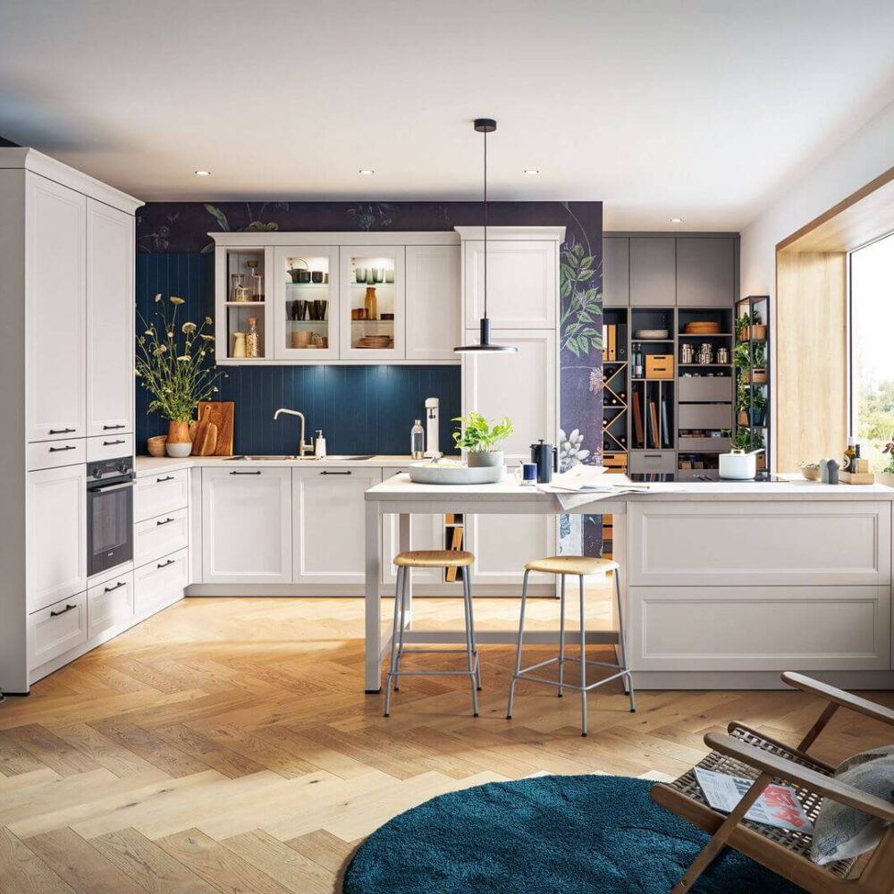 Schüller Cameo Landhausküche Muschelweiß