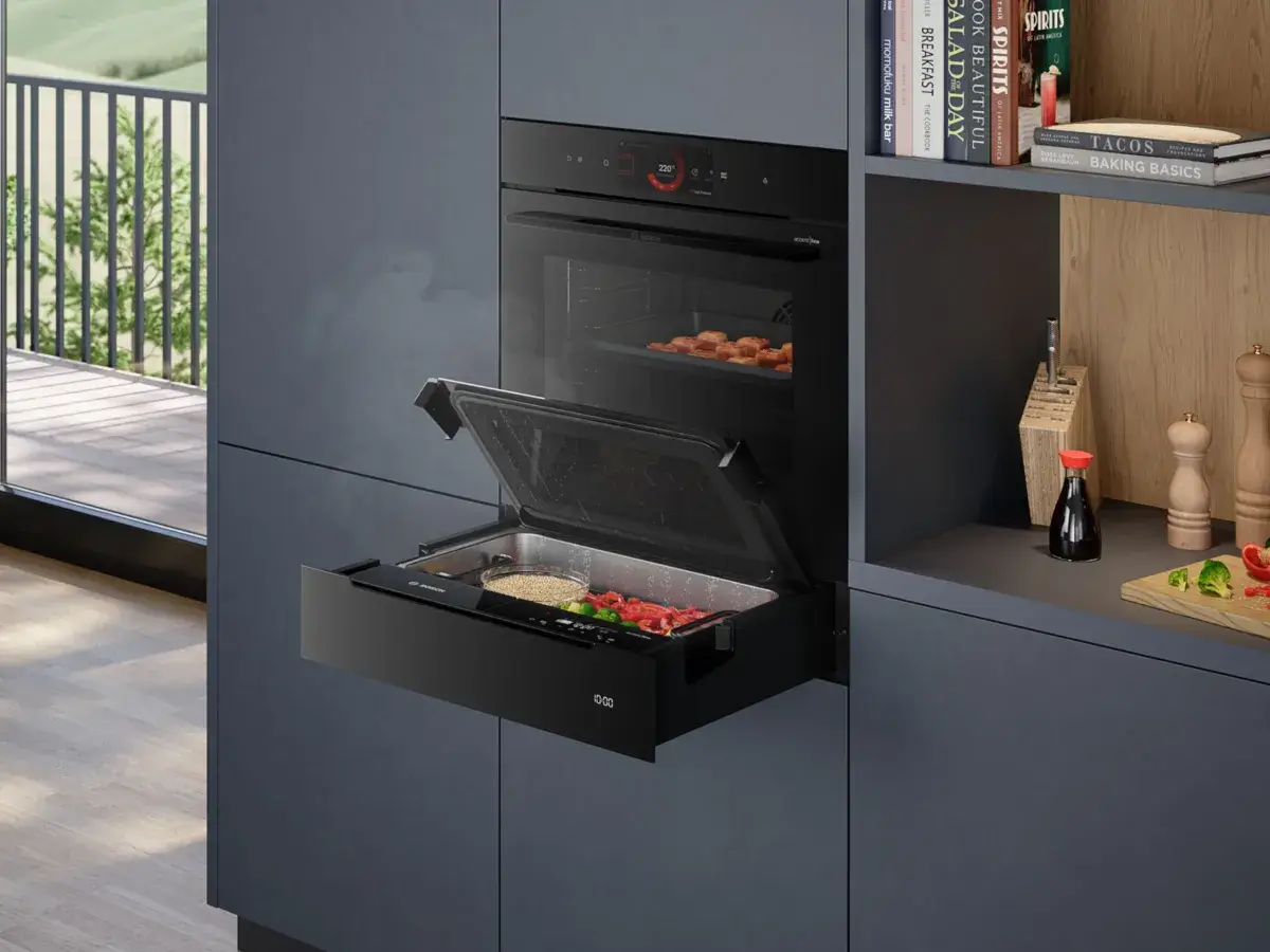 Bosch-Dampfschublade Neuheiten bei Neff und Bosch 2026