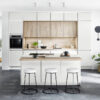Nobilia Inselkueche modern Weiss