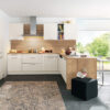 Schüller U-Küche klassischer Stil Matt Weiß