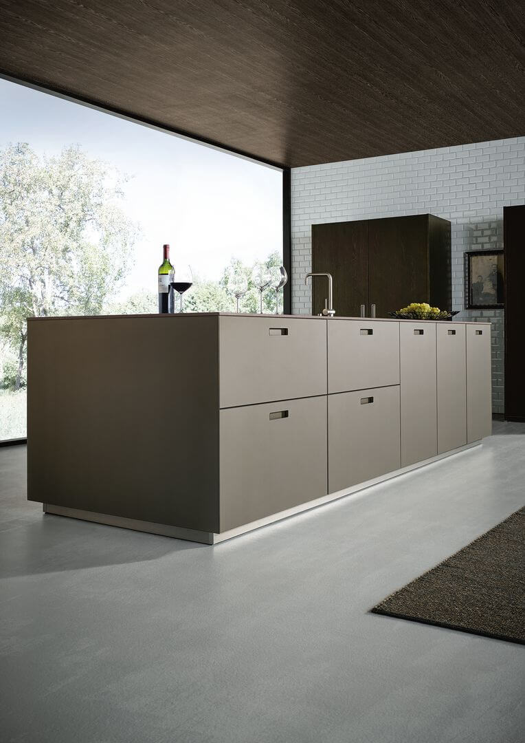 Next125 Inselküche Designstil Greige