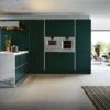 Next125 L-Küche Designstil Dunkelgrün