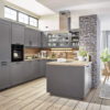 Nobilia Nordic U-Küche Schiefergrau